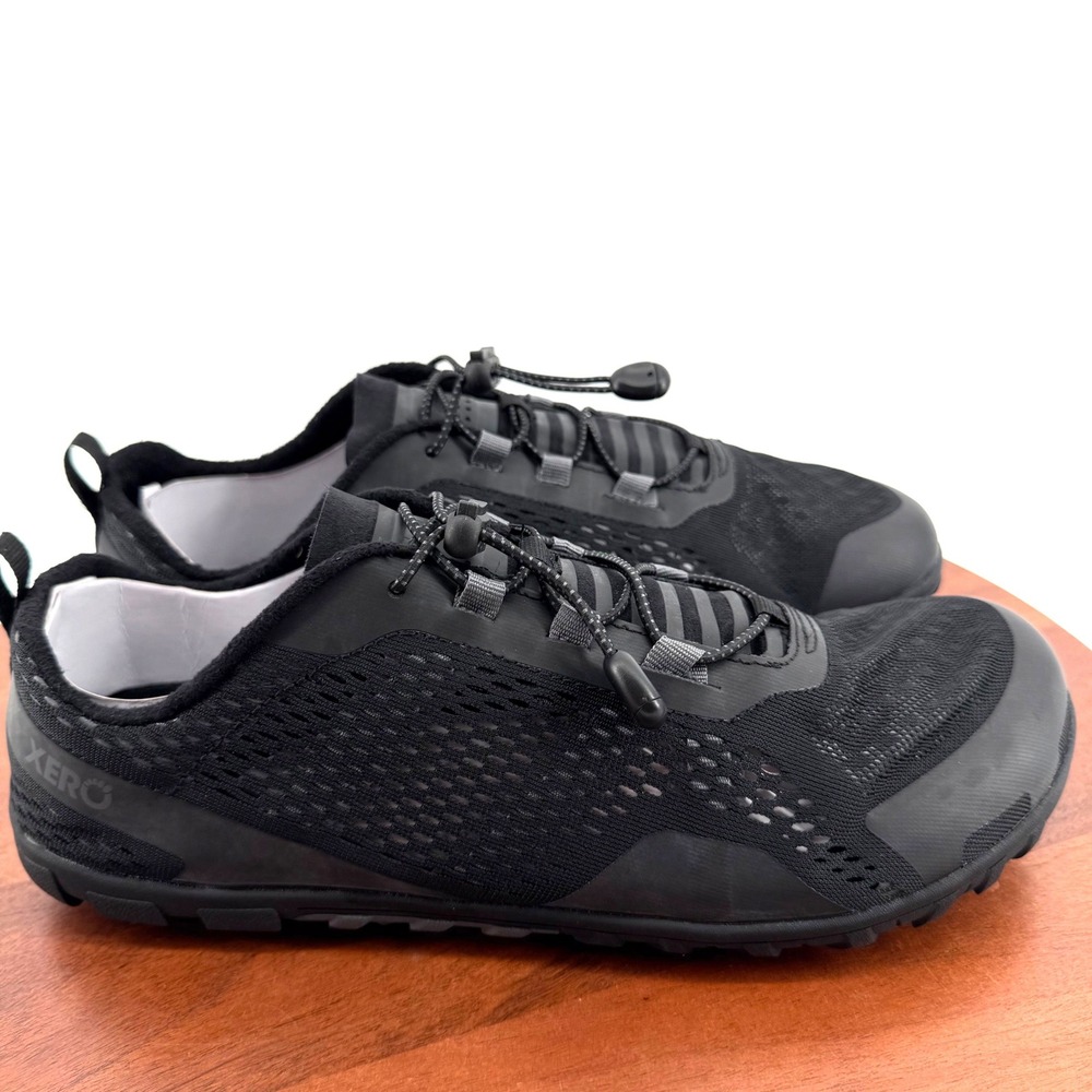Xero Shoes Aqua X Sport Black Minimalist Water Trail Running Shoes Men 12